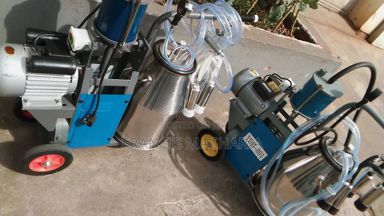 Portable Single Cylinder Milking Machine