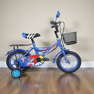 12 Inch Kids Bicycle Cartoon Bike Colorful Design Training Wheels