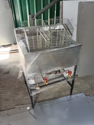 34l Double Tank Gas Fryer – Commercial Grade
