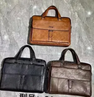 Jeep Briefcase Leather