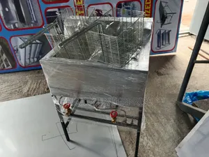 Heavy Duty 34 Litres Gas Deep Fryer – Twin Tank