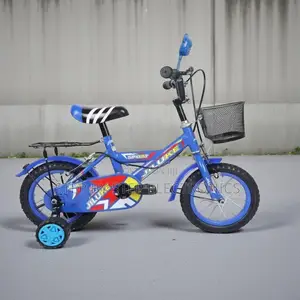 12 Inch Children Bicycle Colorful Design Basket Comfy Training Wheels