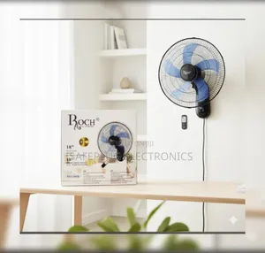 Remote Control , Wall Fan - Wide Airflow, Dust Filter