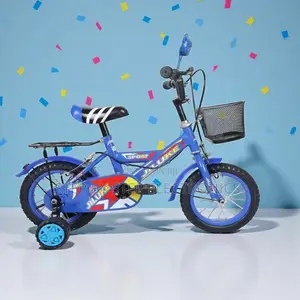 12 Inch Kids Bike Training Wheels Fun Safe Cartoon Design Comfy Seat