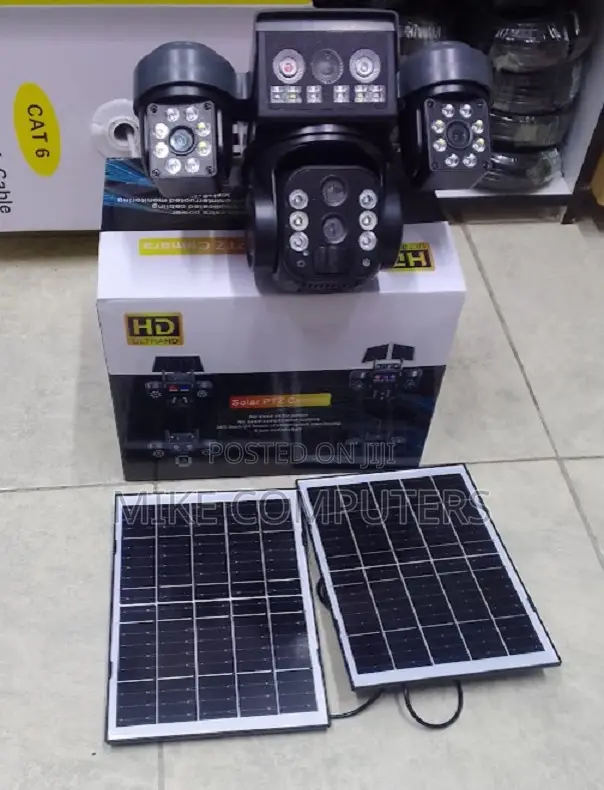 Tripple Lens V380 Solar Camera