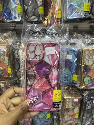 Niufoey iPhone 12 Pro Marble Design Geometric Diamond Shape