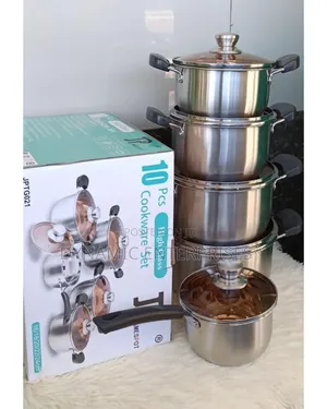 10 PCS Jp Stainless Cookware