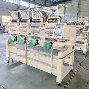 Factory Dual 4 Heads 9/12/15 Needle Industrial Embroidery Machines