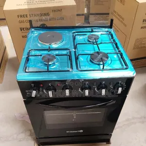 60*60 Starworth 3+1 Standing Cooker With Gas Compartment