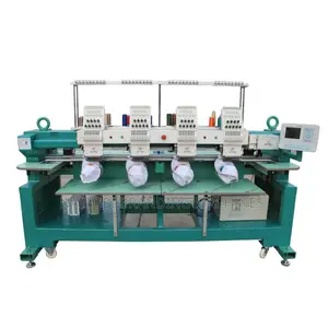 4 Head Embroidery Machine for 3d Hat Garments T-Shirt Embroidery