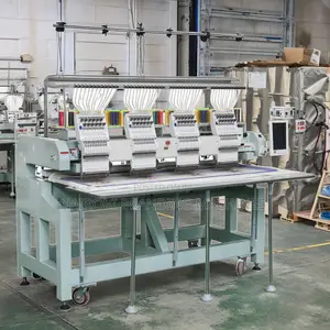 New 4-Head Flat Cap Computerized Embroidery Machine