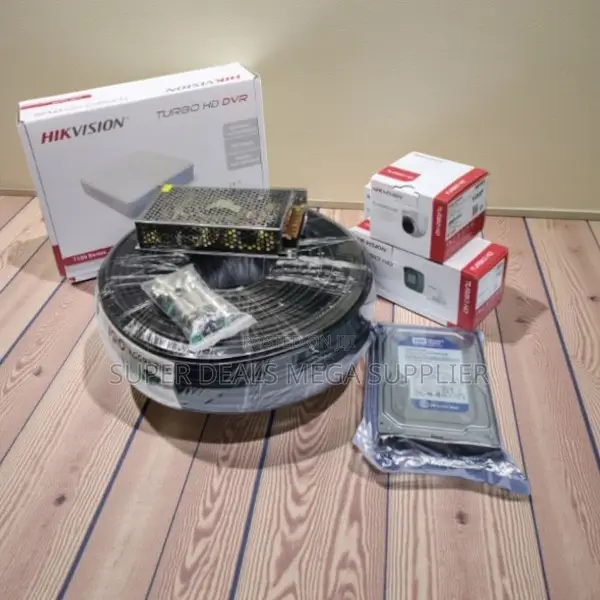 Hikvision 1080p 2 Cameras Security System With 4ch DVR and 20m Cable