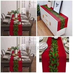 Size 33*270cm, Christmas Table Runner Snowman Gnome Table Cloth Linen