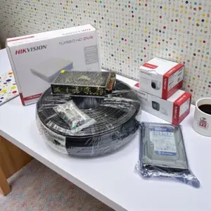 Hikvision Full Hd 2 CCTV Cameras Complete Kit With DVR and Rg59 Cable