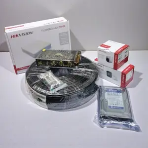 Hikvision 1080p CCTV System 2 Cameras With DVR 20m Cable and Hard Disk
