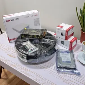 Hikvision Full Hd CCTV Kit 2 Cameras 4 Channel DVR 500gb HDD Included