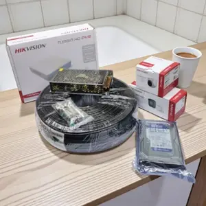 Hikvision 1080p Hd Security Kit 2 Cameras 4ch DVR and 20m Rg59 Cable