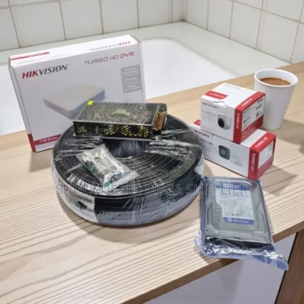 Hikvision 1080p Hd Security Kit 2 Cameras 4ch DVR and 20m Rg59 Cable