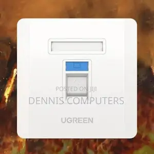 Ugreen Single Port Wall Plate White