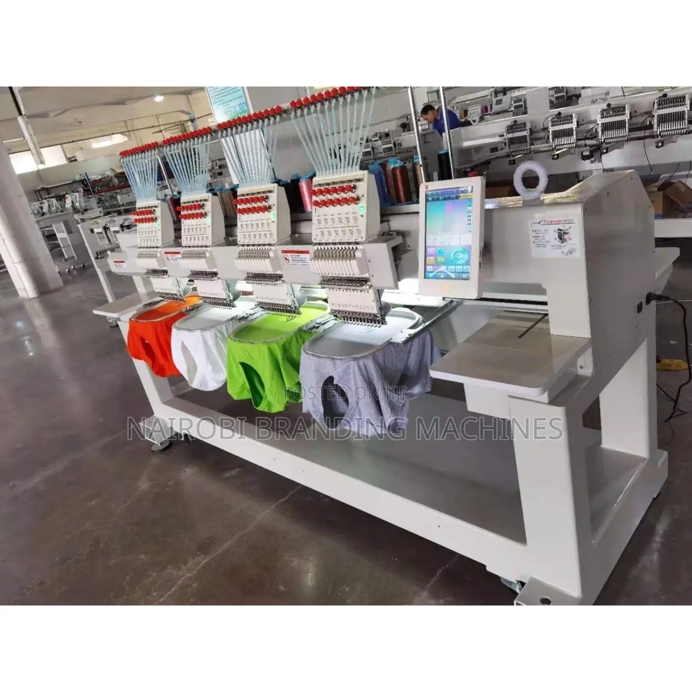 4 Heads Cap Shirt Embroidery Machine