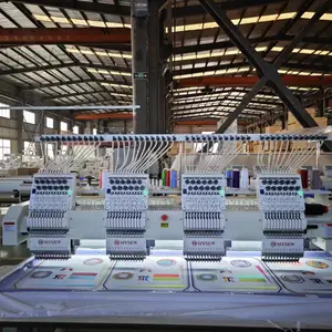 Commercial 4 Head Industrial Embroidery Machine Price