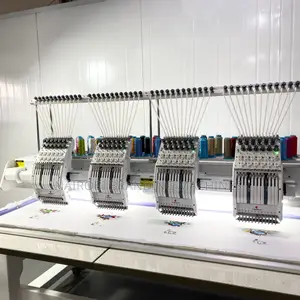 New Industrial 4-Head High-Accuracy Flat Cap Embroidery Machine