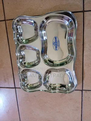 Partition Plate/Stainless Steel 5 Portion Partitioned Plate