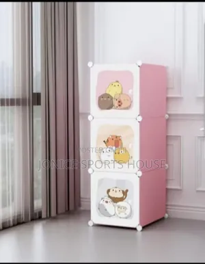 Single Column Plastic Wardrobe