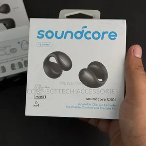 Soundcore C40i Open-ear Clip-on Earbuds.
