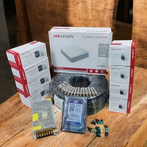 Hikvision 8 Channel 1080p Hd CCTV System 8 Cameras 500gb Hard Disk