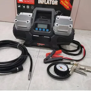 Heavy Duty 4 Cylinder Digital Vehicle Tyre Inflator Compressor 12v Dc