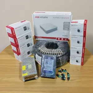 Hikvision 1080p Full Hd CCTV 8 Camera Kit 8 Chnnel DVR and 500gb HDD