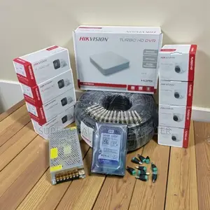 Hikvision 8 Cameras Full Hd 1080p CCTV System 500gb Hard Drive Set