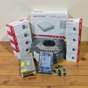 Easy Installation Hikvision 8 CCTV Cameras 1080p Full Hd System Kit