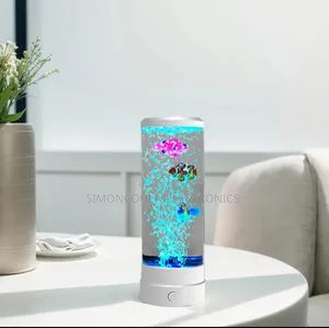 Led Bubble Fish Lamp Decor