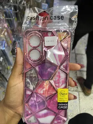 Sharkwa Geometric Diamond Pattern Phone Case for Redmi A5