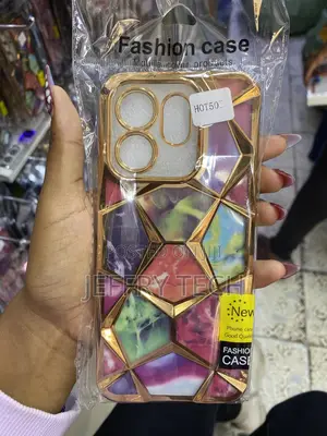 Asikada Marble Gradient Diamond Glitter Cover for Infinix Hot 50i