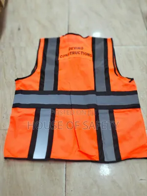 Polyester Ventilated Orange Reflector Jackets