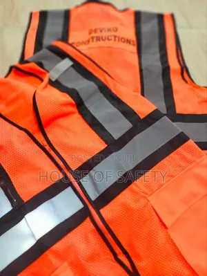Polyester Ventilated Orange Reflector Jackets