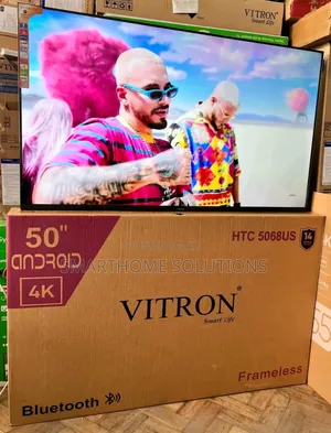 Vitron 50 Inches Smart Android Tv. Bluetooth. Youtube