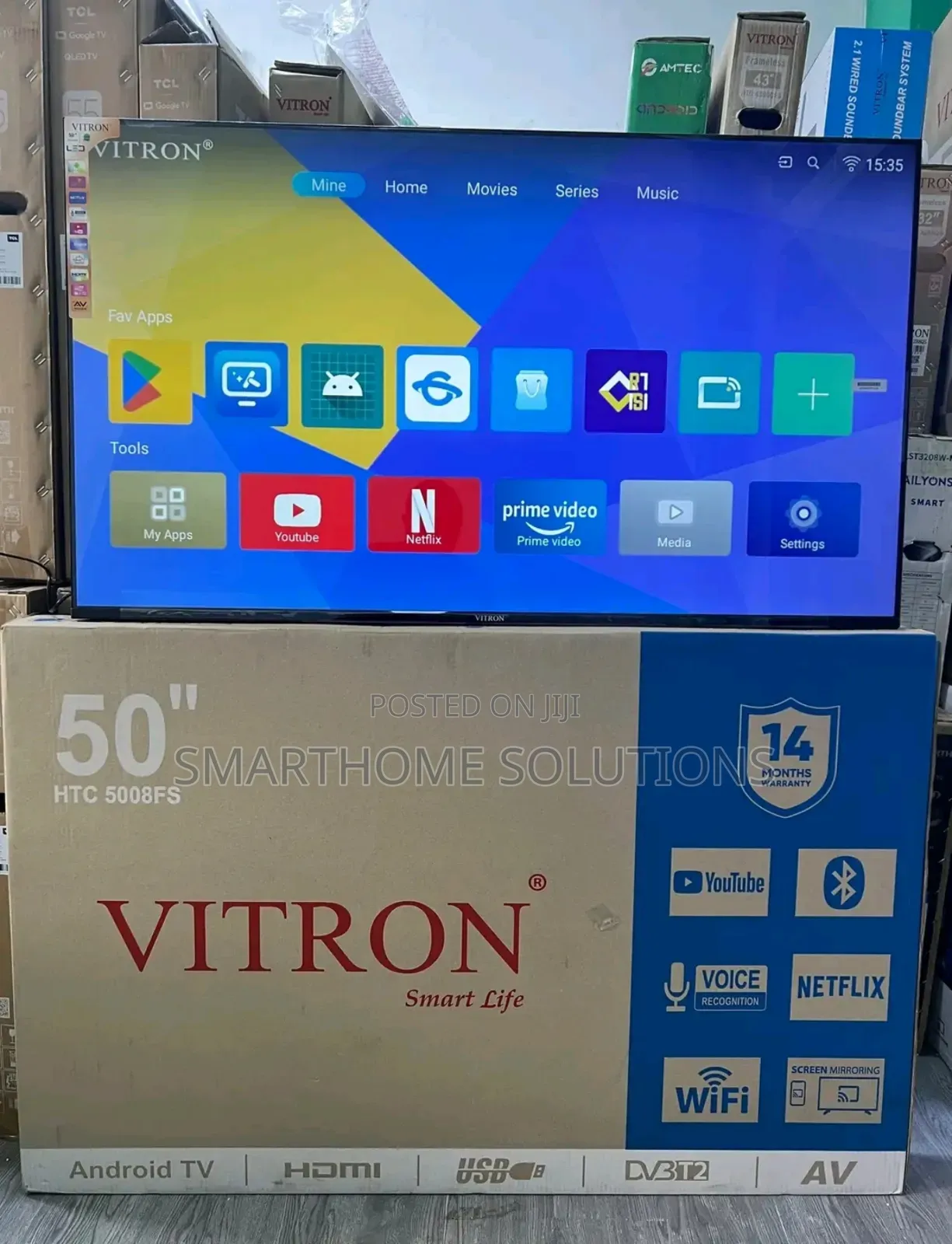 Vitron 50-inch Full Hd Smart Android Tv
