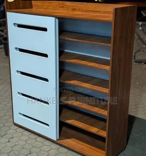 Modern Shoe Rack With Double Doors