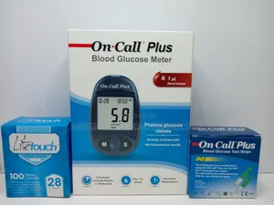 On Call Glucometer Machine With Strips and Lancets