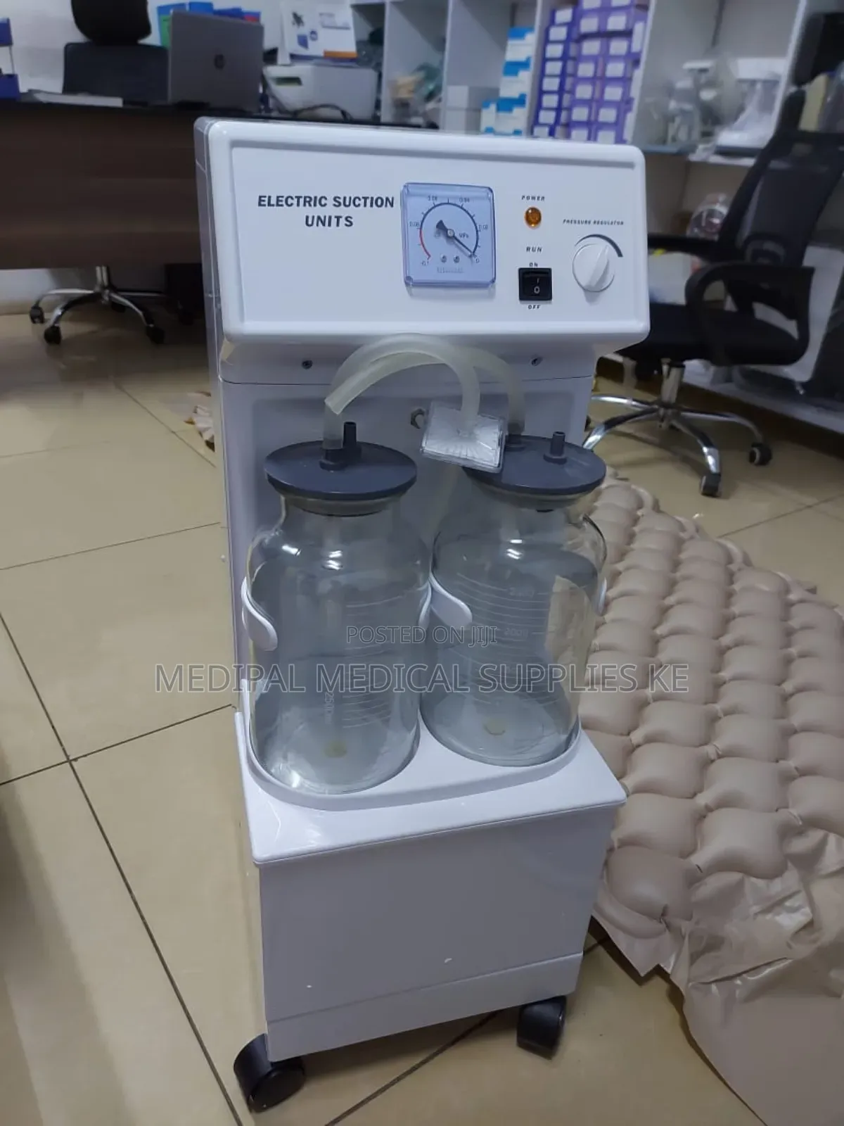 Heavy Duty Two Bottle Suction Machine