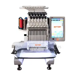 Single Head Multi Needle Embroidery Machine - Clothes, Caps, Shoes Etc