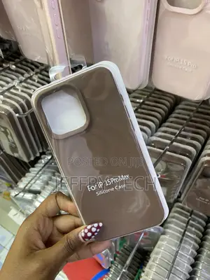 Mkusea iPhone 15 Pro Max Liquid Silicone Case With Microfiber Lining