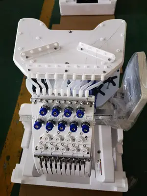 Single Head High Speed Flat Embroidery Automatic Cap / T-Shirt