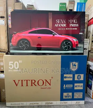 Vitron 50" Inch Smart Full Hd Android Tv,Frameless,