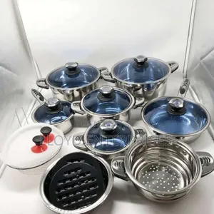 30pcs Marwa Cookware Stainless Steel