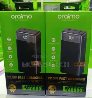 Oraimo Powerbox 400 22.W Fast Changing 40000mah Power Bank